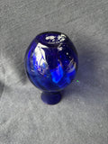 Cobalt Blue Swirl Vase