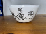 Pyrex Charm Birds of a Feather Mixing Bowl Set of Three
