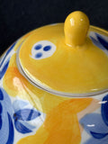 Herman Dodge & Son Yellow/Blue Teapot