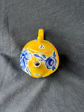 Herman Dodge & Son Yellow/Blue Teapot