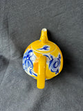 Herman Dodge & Son Yellow/Blue Teapot