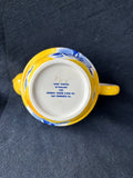 Herman Dodge & Son Yellow/Blue Teapot