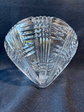 Crystal Cut Glass Decanter Bottle Side Standing Diamond Style *Read Description*