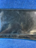 Nine West Patent Black Faux Shiny Leather Strap Snap Closure Purse *Read Description*