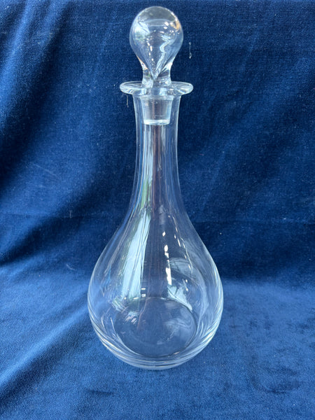 (A) Val St Lambert Signed Crystal Decanter