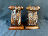 Selamat Designs Hand Carved Wooden Bookends