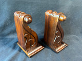 Selamat Designs Hand Carved Wooden Bookends