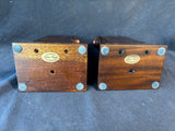 Selamat Designs Hand Carved Wooden Bookends