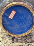 Pair of Large Cloisonné Vases with Wooden Bases