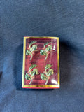Set Of 4 Lenox Holly Napkin Rings (A)