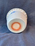 Rowe Pottery Works Salt Glaze Stoneware Cobalt Blue Flower Pot