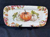 Sigrid Olsen Melamine Pumpkin Rectangular Serving Platter