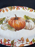 Sigrid Olsen Melamine Pumpkin Oval Serving Platter