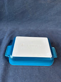 Le Creuset Stoneware Small Rectangle Baking Dish Casserole Blue
