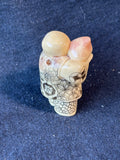 Japanese Netsuke-Style Carved Resin Figurine Man