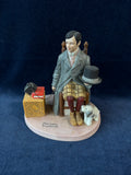 (D)Norman Rockwell “Self Portrait” Figurine