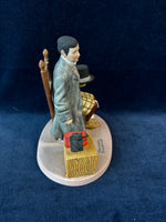 (D)Norman Rockwell “Self Portrait” Figurine