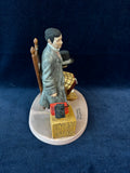 (D)Norman Rockwell “Self Portrait” Figurine
