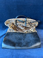 Pair Of Chicos Leopard Print Bags