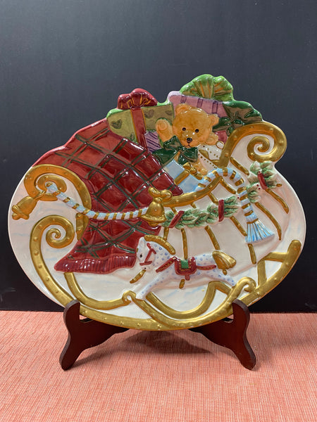 Allure Ceramic Christmas Decorative Plate