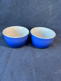 Set Of 2 Le Creuset Ombre Blue Stoneware Small Ramekins
