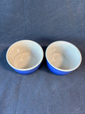 Set Of 2 Le Creuset Ombre Blue Stoneware Small Ramekins