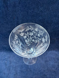 Set Of 6 Fostoria Chintz Etched Crystal Water Goblets