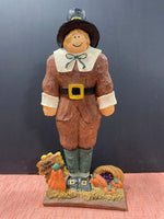 Vintage Thanksgiving Pilgrim Figurine