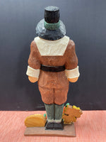 Vintage Thanksgiving Pilgrim Figurine