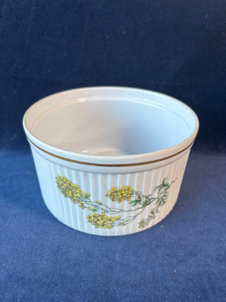 Spode Stafford Flowers Oven To Table Souffle Casserole Dish