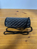 Lot Of 2 Black Beaded Purse/Cases