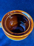 Set Of 3 Brown Rim French Onion Bowls