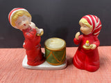 Vintage 1978 Jasco Christmas Figurines, 2 PCs