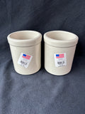 Pair Of Yankee Candle 1 Quart Crocks