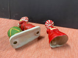 Vintage 1978 Jasco Christmas Figurines, 2 PCs