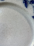 Set Of 4 Salmon Falls Stoneware Pottery Blueberry Vine Salt Glaze Dinner Plates