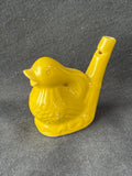 Yellow Patriotter Ceramic Yellow Warbler Bird Water Whistle Figurine