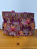 Vera Bradley Safari Sunset Tote Shoulder Bag