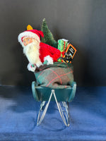 Byers Choice Santa In Sleigh