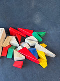 Wooden Building Block Lot