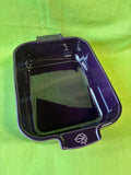 Peugeot Rectangular Ceramic Baker with Handles - Eggplant