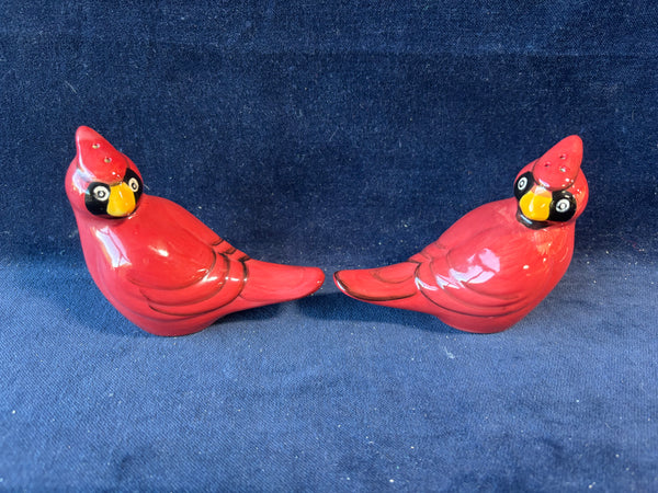 Red Cardinal Salt and Pepper Shakers