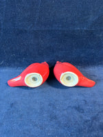 Red Cardinal Salt and Pepper Shakers