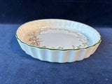 Eternal Beau By Johnson Brothers Large Round Flan Quiche Dish Fluted Edges