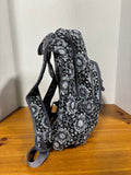 Vera Bradley Charcoal Medallion Paisley Print Campus Backpack Quilted