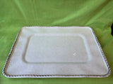 Off-White Melamine Serving Tray