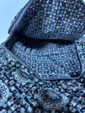 Vera Bradley Charcoal Medallion Paisley Print Campus Backpack Quilted