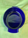 Peugeot Appolia Oval Oven Dish Ceramic Baker w/ Handles - Blue