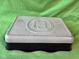 Emile Henry France Purple Casserole / Baking Dish Ruffled Edges