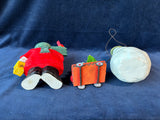 Pair Of Snowman Figurines